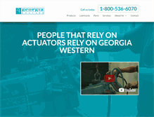 Tablet Screenshot of georgiawestern.com